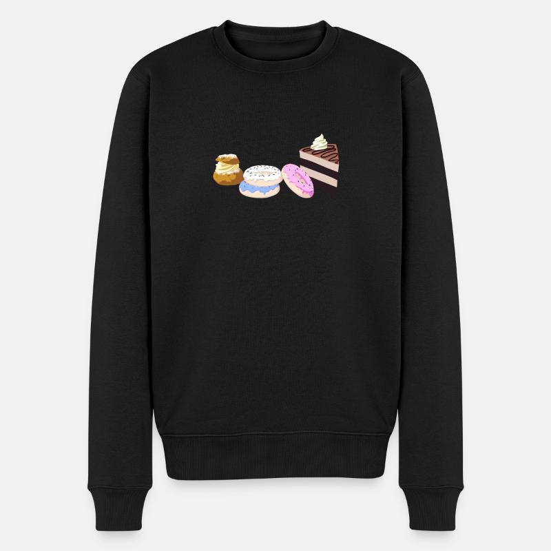 Gâteaux - Pull Premium bio Homme - noir