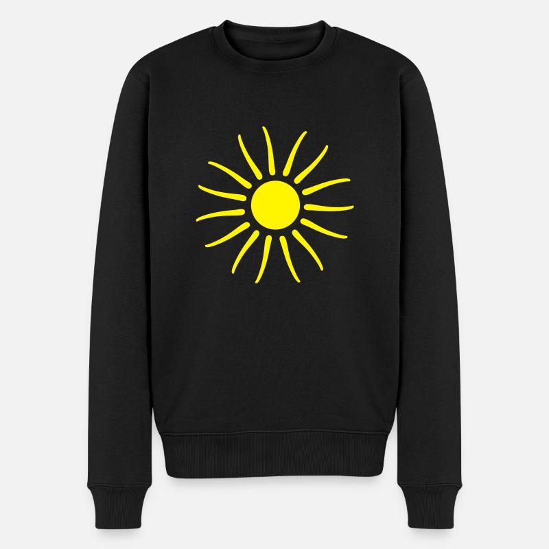 Soleil / été - Pull Premium bio Homme - noir