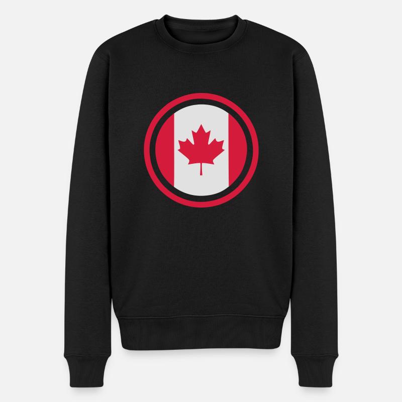 Emblème Canada - Pull Premium bio Homme - noir