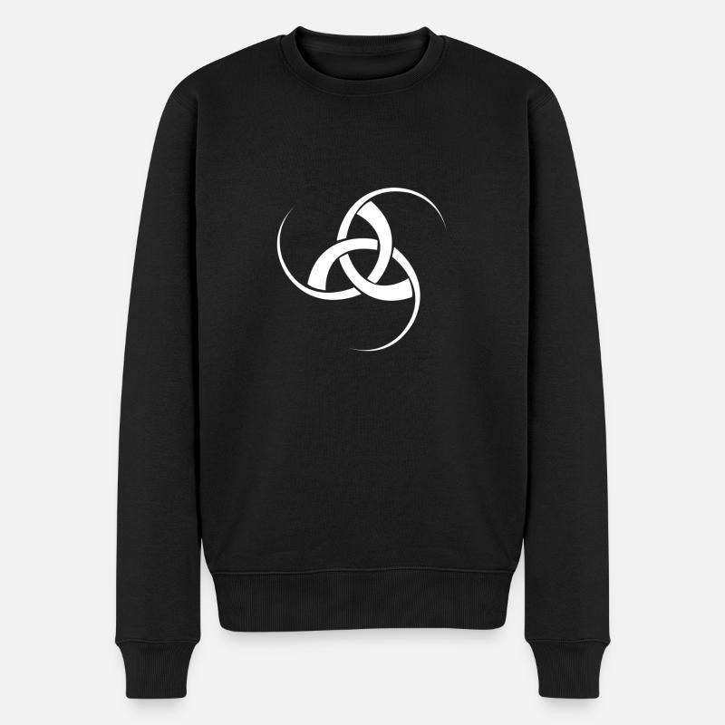 triskell - Männer Premium Bio Pullover - Schwarz