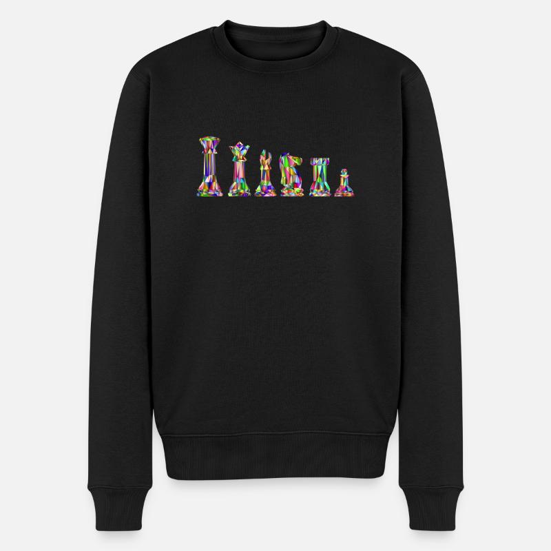 Chess - Pull Premium bio Homme - noir