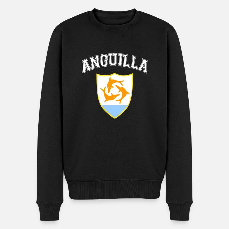 Anguilla - Pull Premium bio Homme - noir