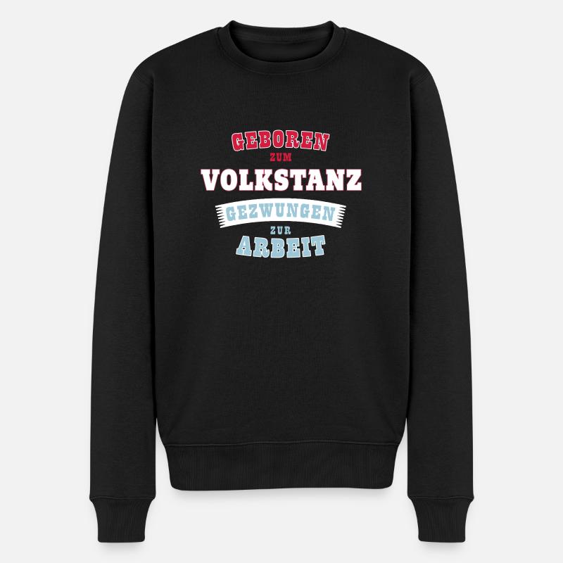 Volkstanz Sportart - Geschenk - Männer Premium Bio Pullover - Schwarz