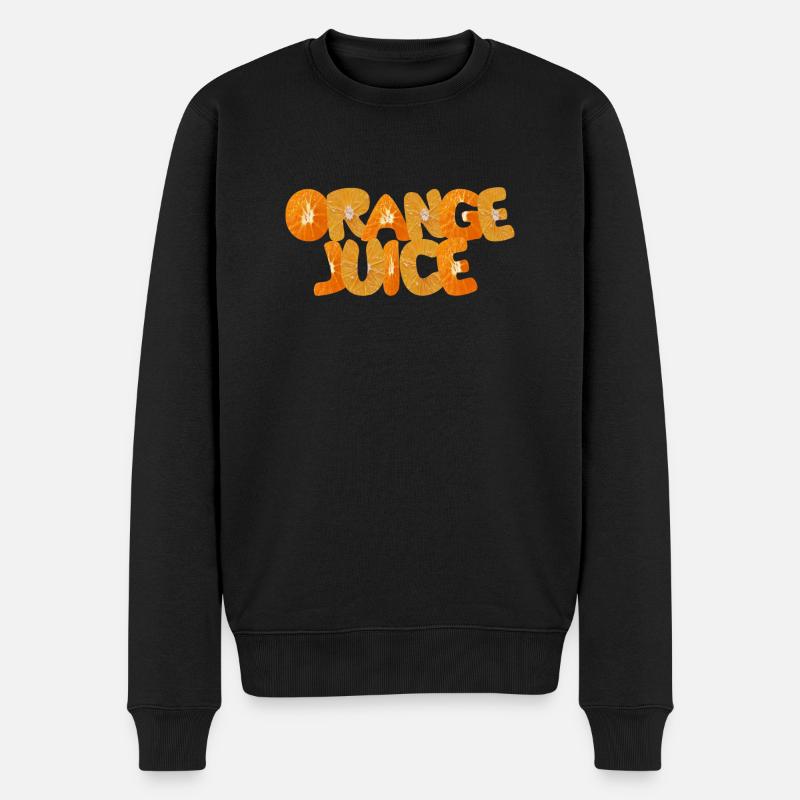 orange juice - Pull Premium bio Homme - noir