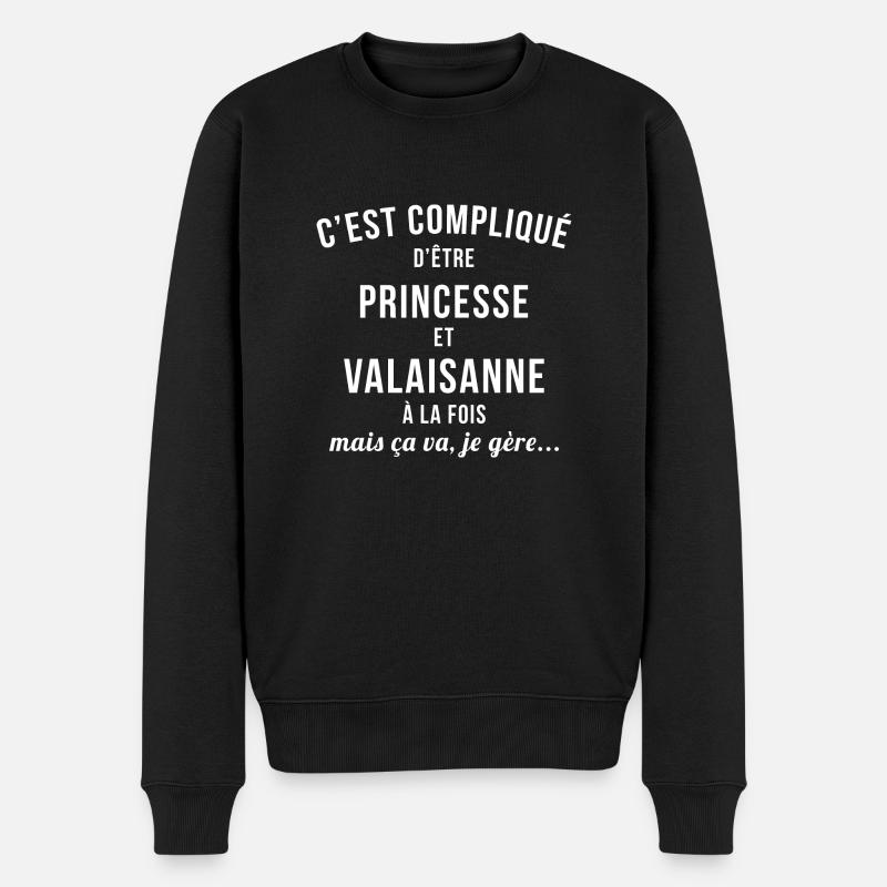 Valaisanne Princesse - Pull Premium bio Homme - noir