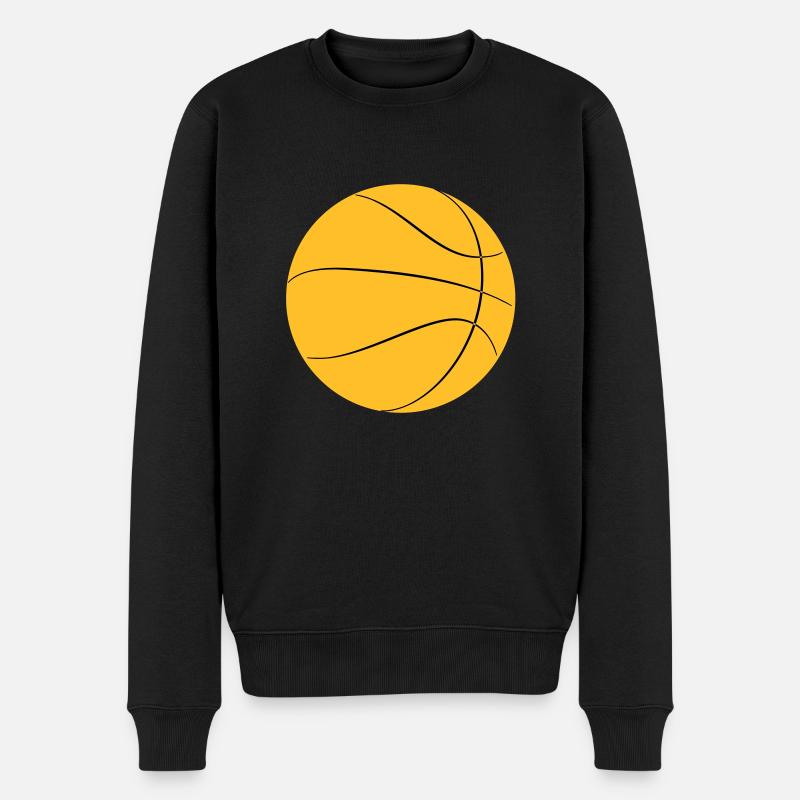 basketball - Männer Premium Bio Pullover - Schwarz