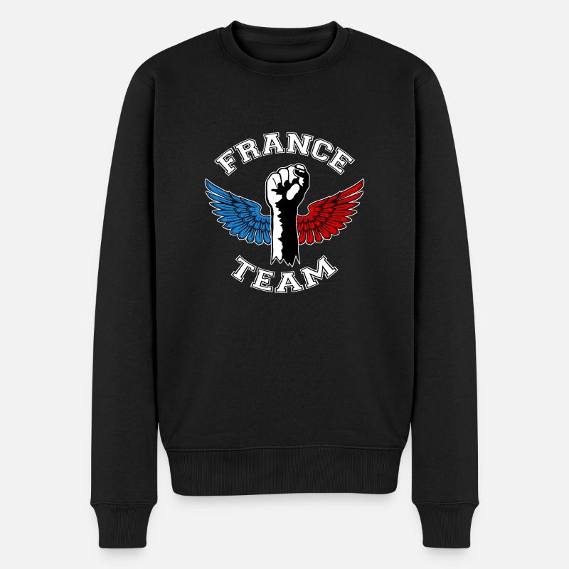 Team france design - Pull Premium bio Homme - noir