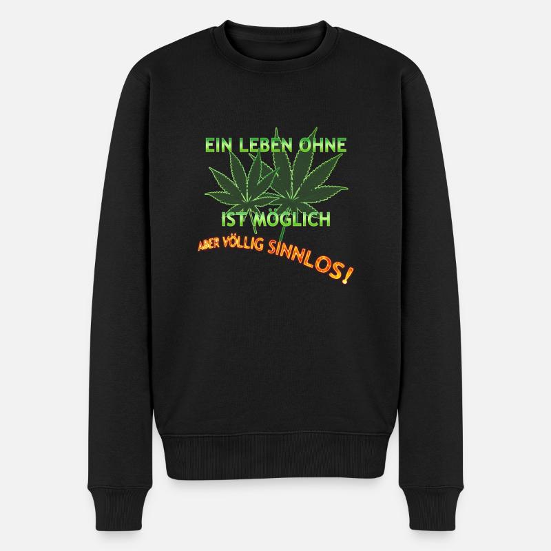 Inutile sans CHANVRE - Pull Premium bio Homme - noir