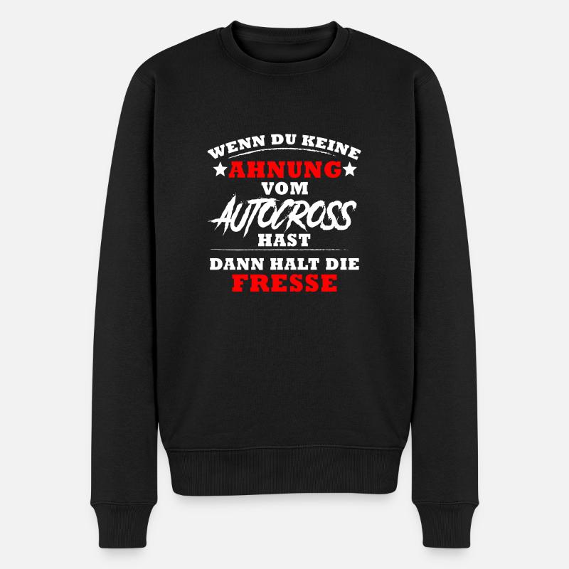 aucune idée de l’AUTOCROSS - Pull Premium bio Homme - noir