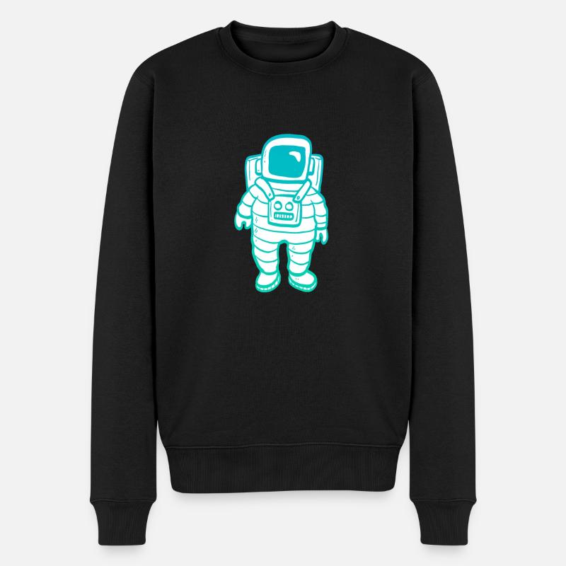 Astronaute clipart - Pull Premium bio Homme - noir