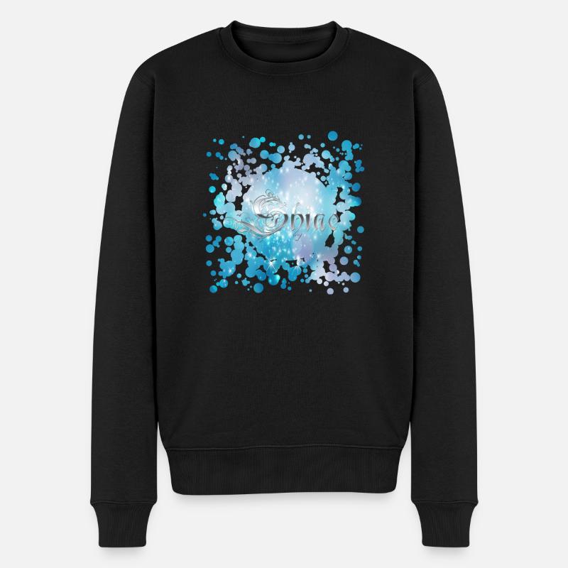 Shine - Männer Premium Bio Pullover - Schwarz
