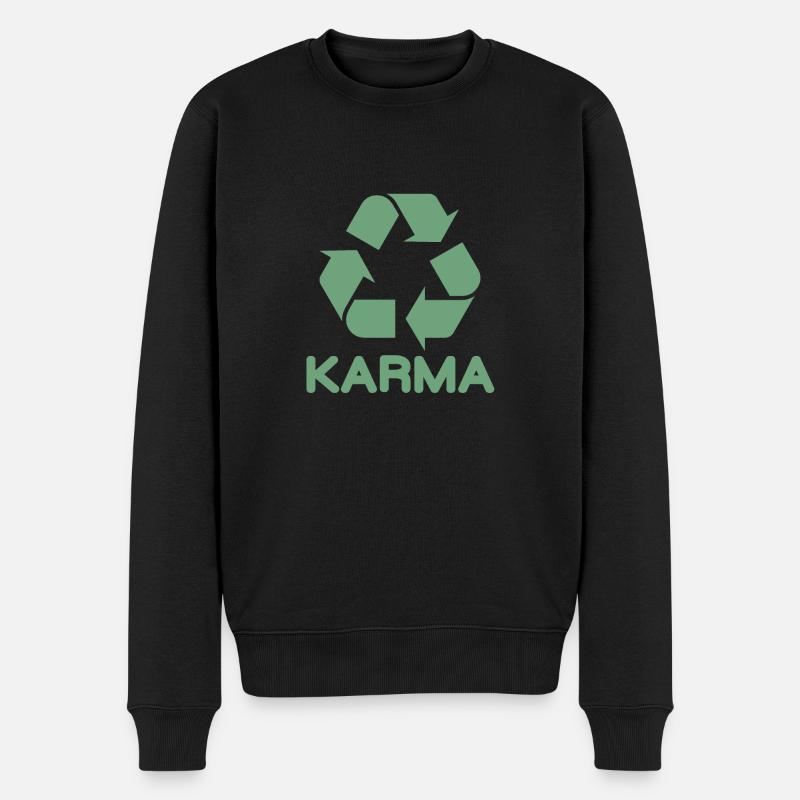 Karma idée de cadeau de répétition - Pull Premium bio Homme - noir