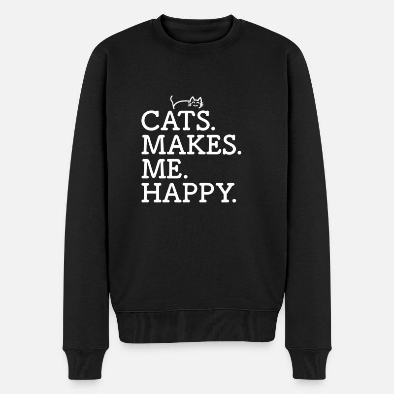 Chat chat chats titulaire chaton cadeau - Pull Premium bio Homme - noir