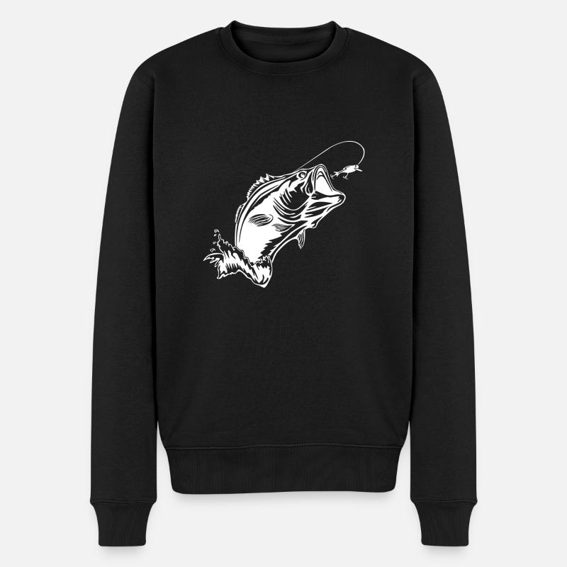 poisson - Pull Premium bio Homme - noir