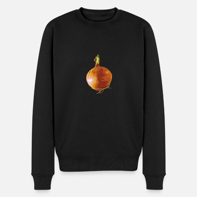 Onion Zwiebel - Männer Premium Bio Pullover - Schwarz