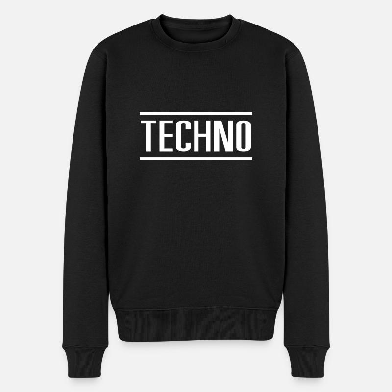 Techno - Pull Premium bio Homme - noir