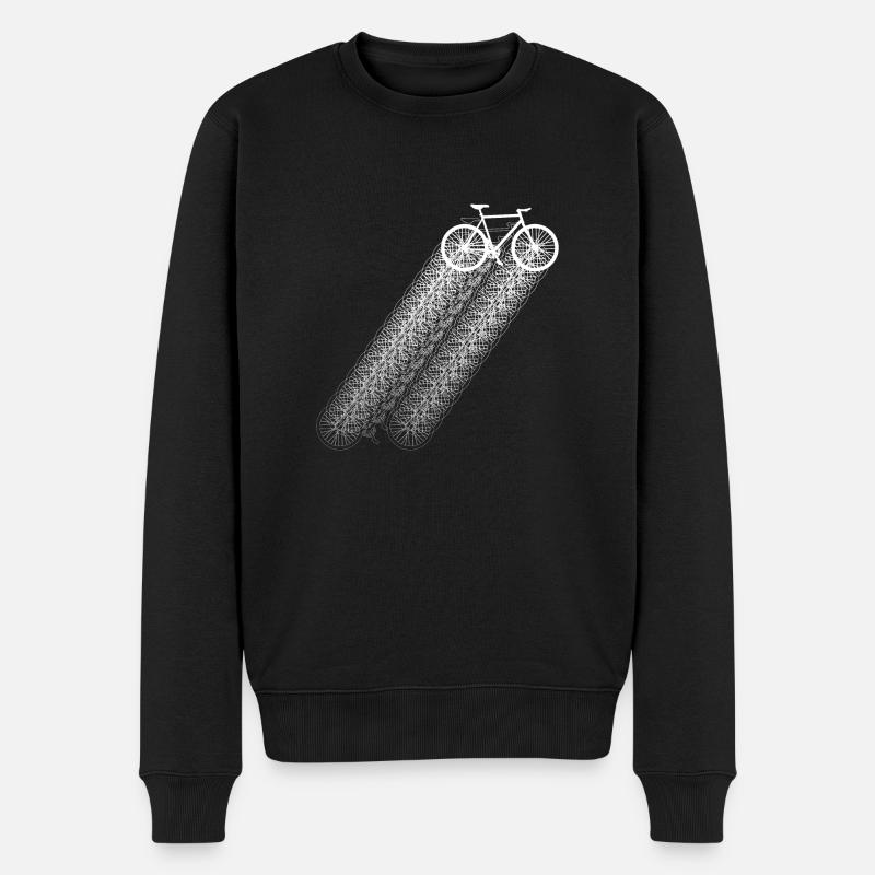 Vélo Cyclotourisme - Pull Premium bio Homme - noir