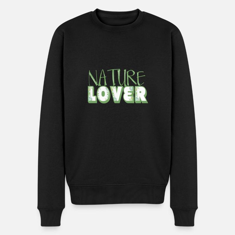 Amoureux de la nature - Pull Premium bio Homme - noir