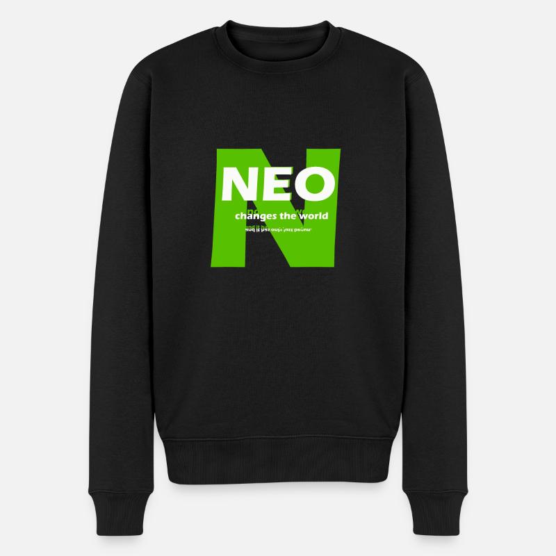Neo changes the world - Pull Premium bio Homme - noir