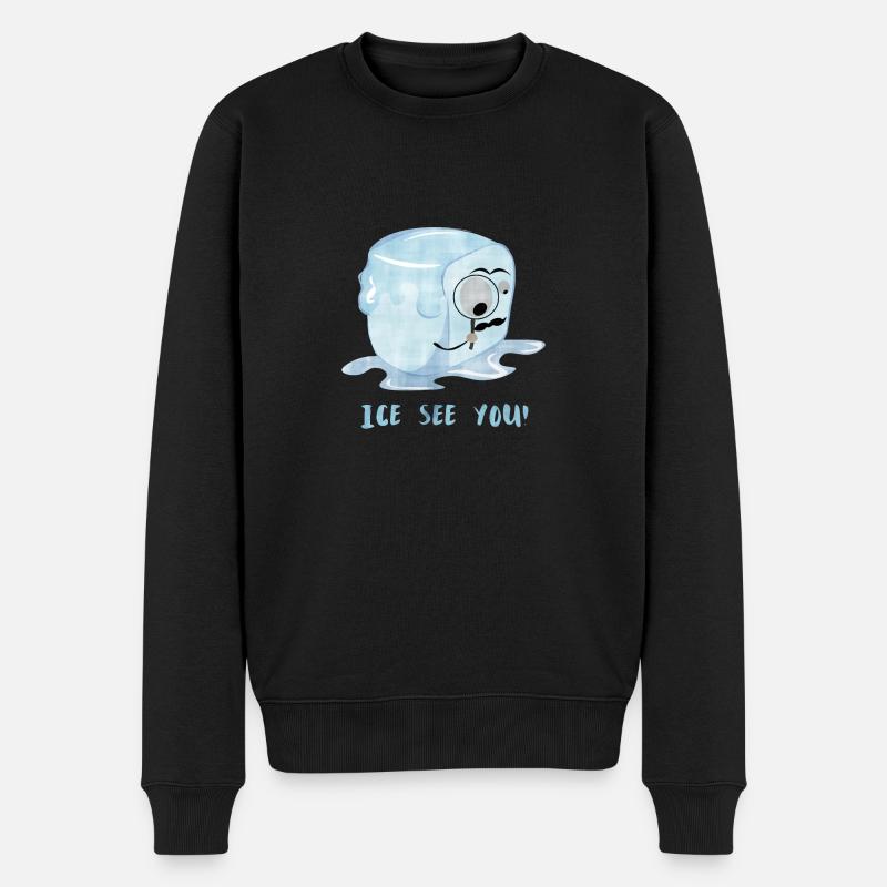 Ice vous voir! - Pull Premium bio Homme - noir