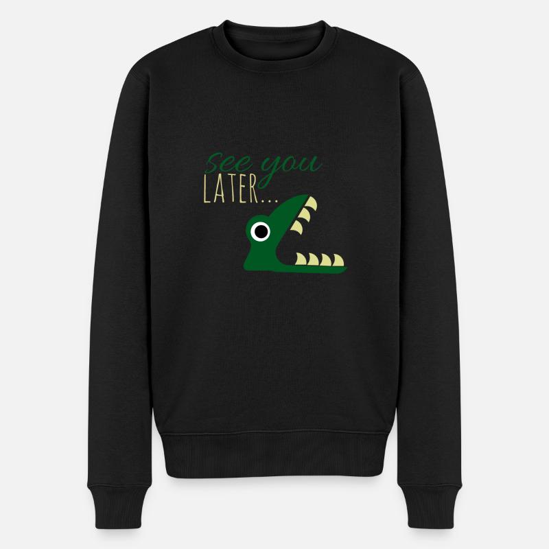 A plus tard .. - Pull Premium bio Homme - noir