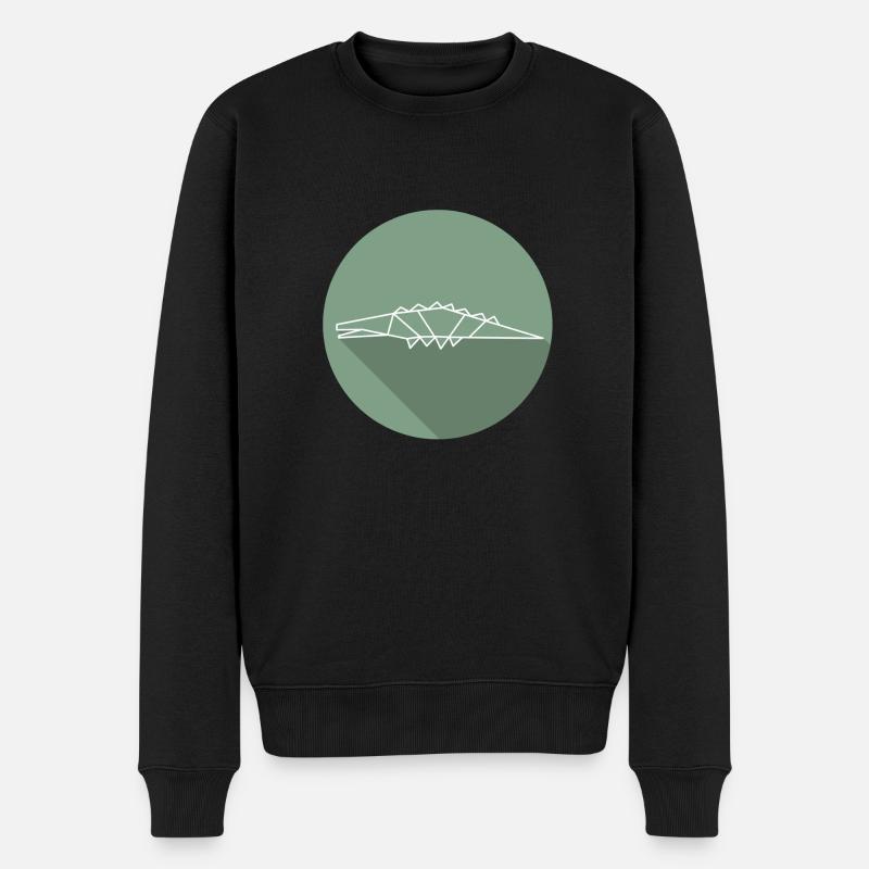 crocodile - Pull Premium bio Homme - noir