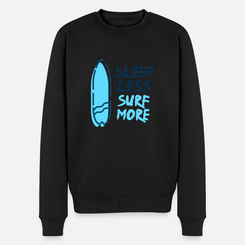 Surf - Sleep Less Surf Plus - Pull Premium bio Homme - noir
