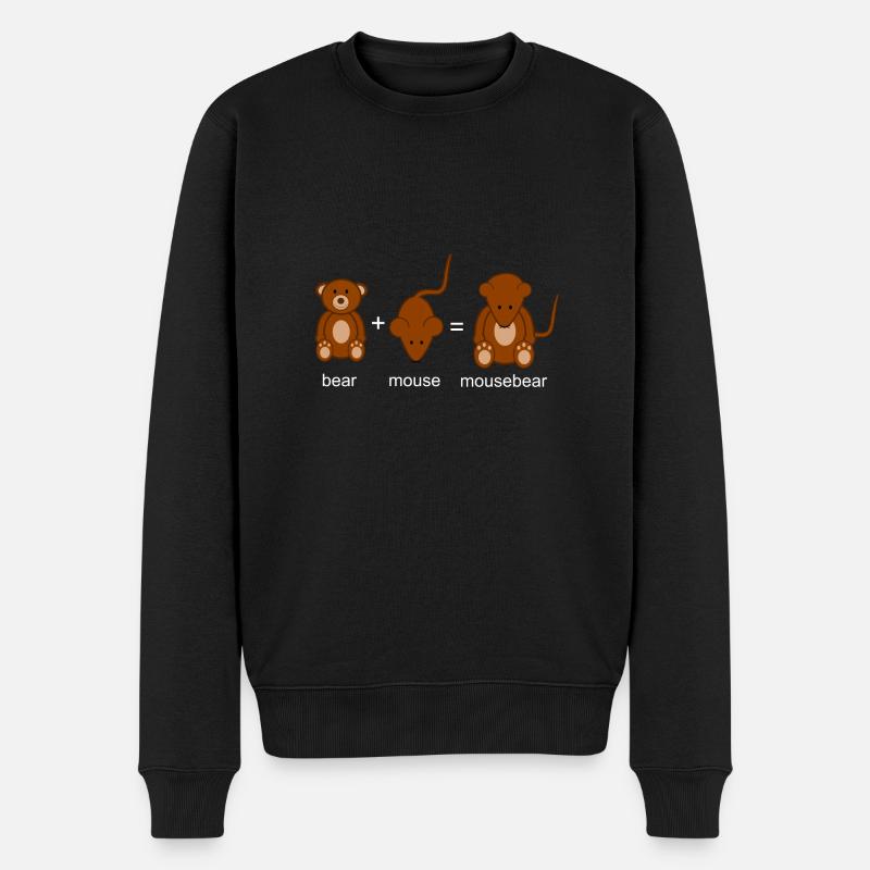 mausebär - Pull Premium bio Homme - noir