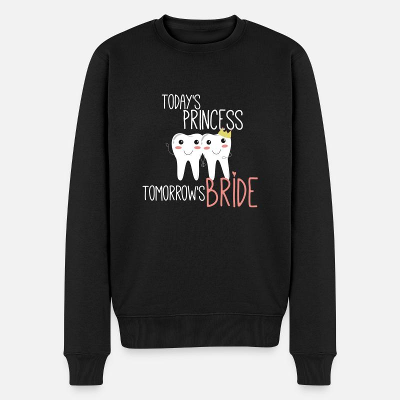 tomorrows bride.png - Männer Premium Bio Pullover - Schwarz