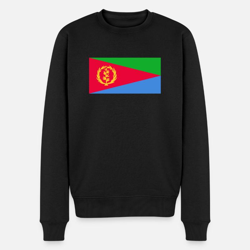 Drapeau de l'Érythrée - Pull Premium bio Homme - noir