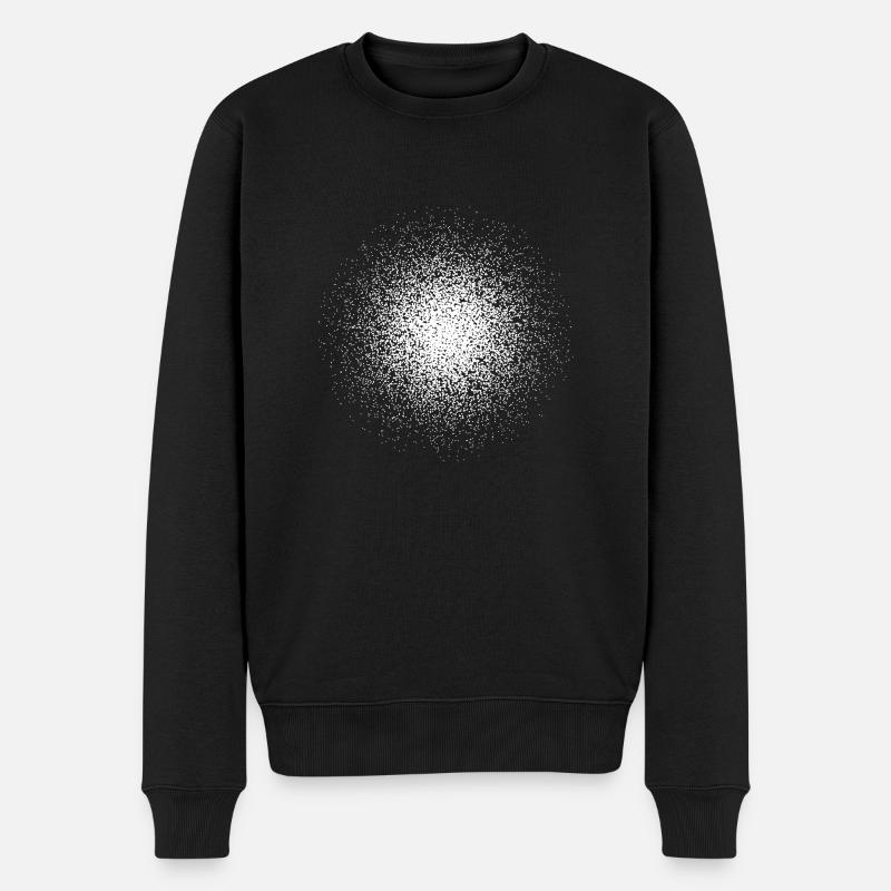 Point cloud white - Pull Premium bio Homme - noir