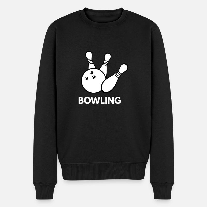 Bowling bowling cadeau de bowling - Pull Premium bio Homme - noir