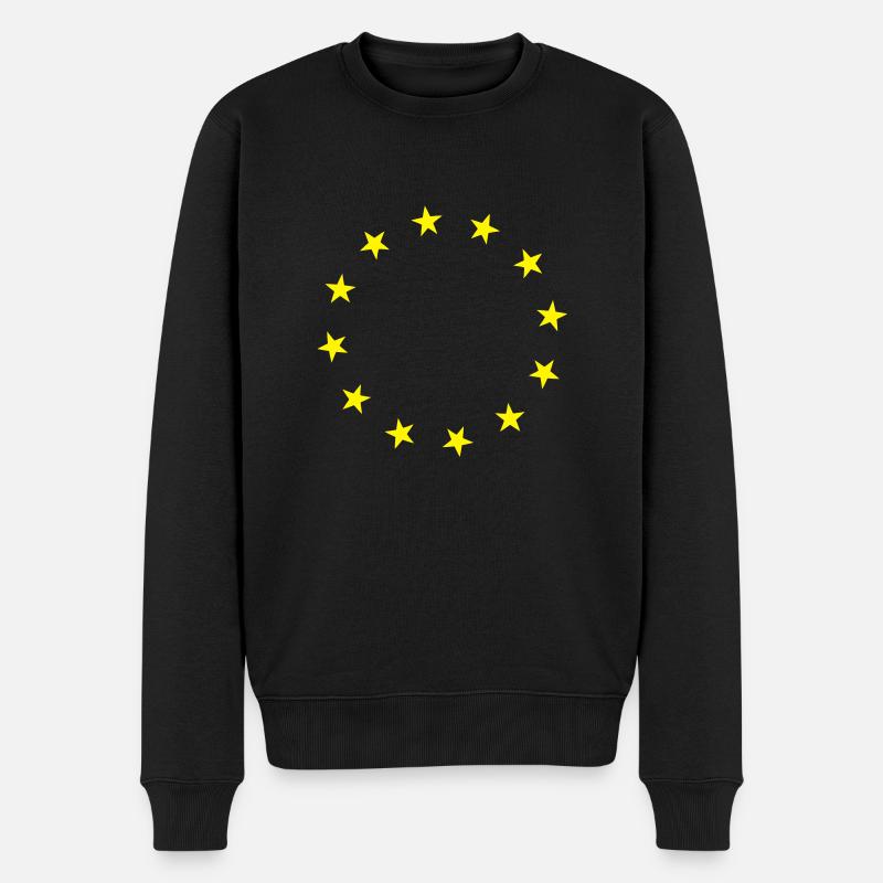cercle_etoile - Männer Premium Bio Pullover - Schwarz