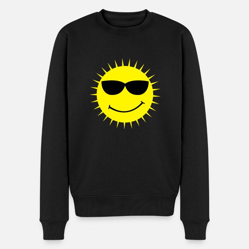 sun - Pull Premium bio Homme - noir