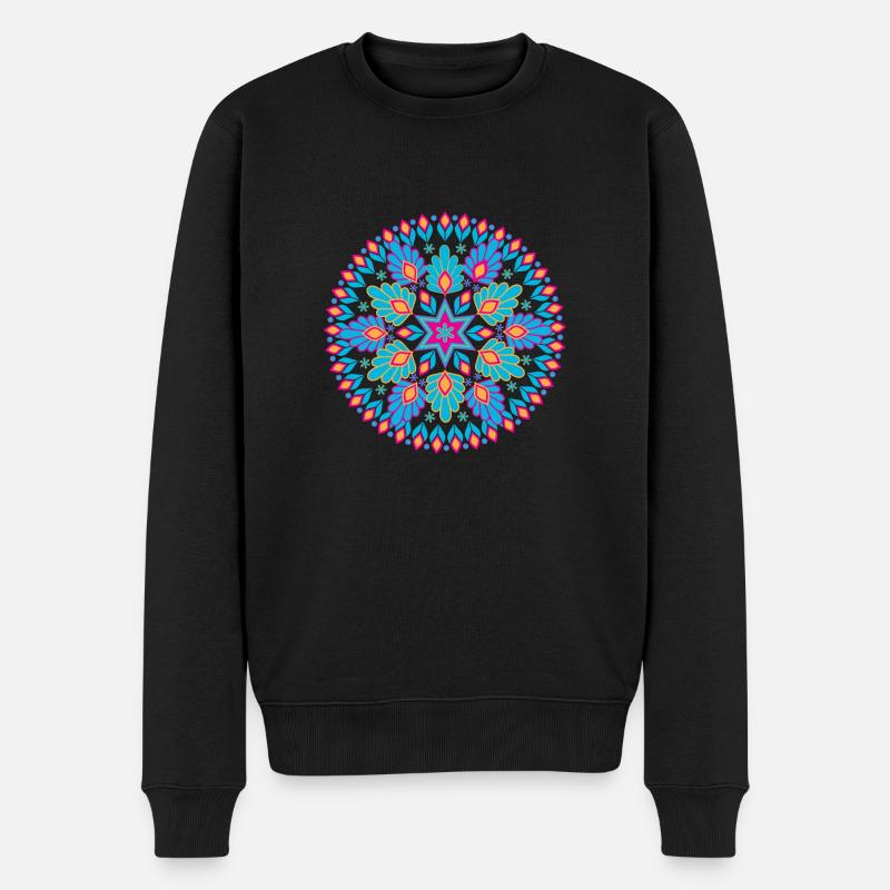 Diwali Mandala - Idée cadeau - Pull Premium bio Homme - noir