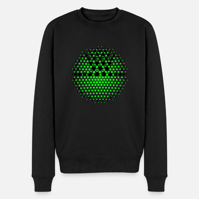 DISCO INFERNO III SMILEY - Pull Premium bio Homme - noir