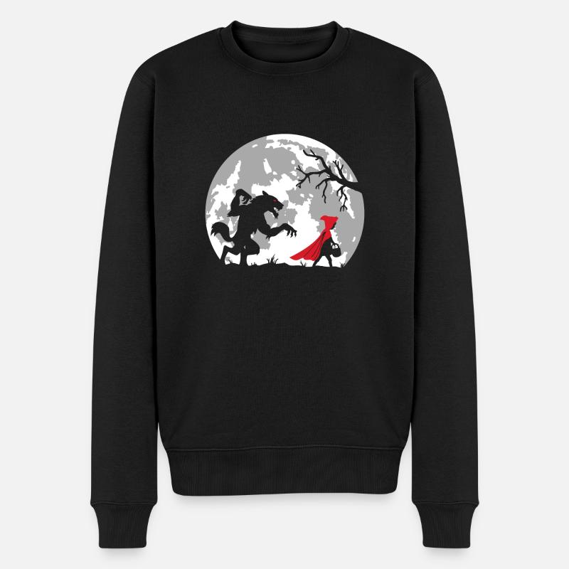 chaperon_rouge2 - Pull Premium bio Homme - noir