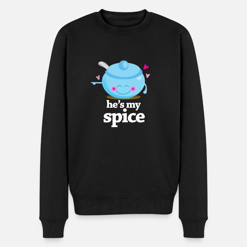 hes_my_spice - Pull Premium bio Homme - noir