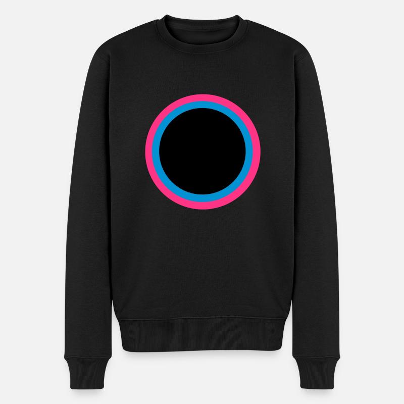 Kreis - Männer Premium Bio Pullover - Schwarz