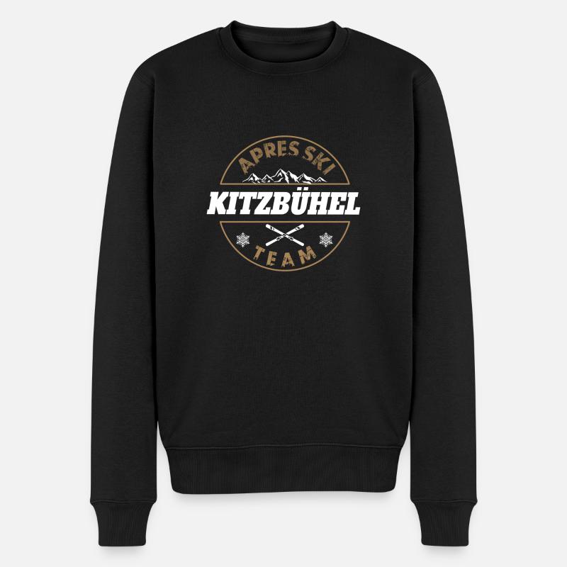 Kitzbühel Apres ski team - Männer Premium Bio Pullover - Schwarz