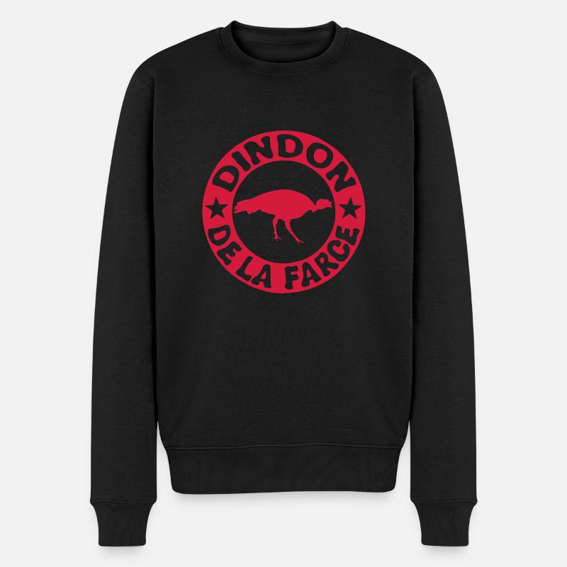 dindon de la farce expression animal - Pull Premium bio Homme - noir