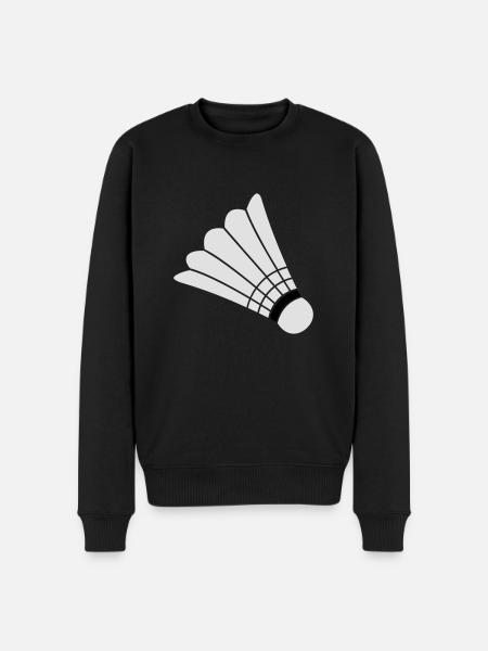 Badminton - Men's Premium Organic Jumper - black