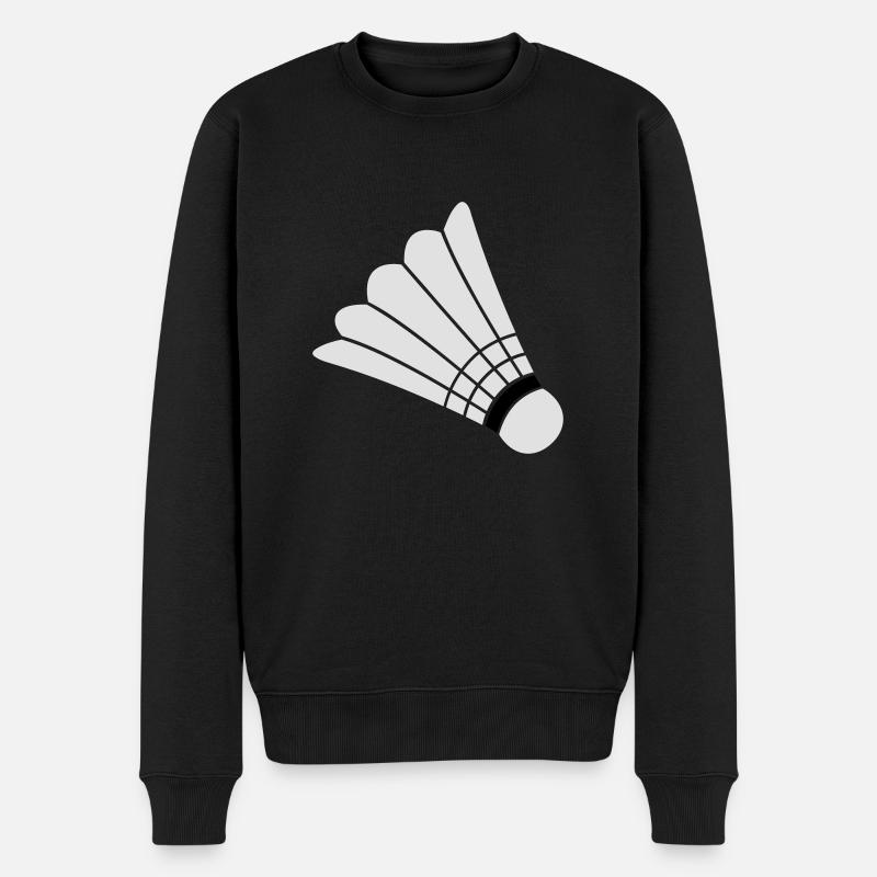 Badminton - Pull Premium bio Homme - noir