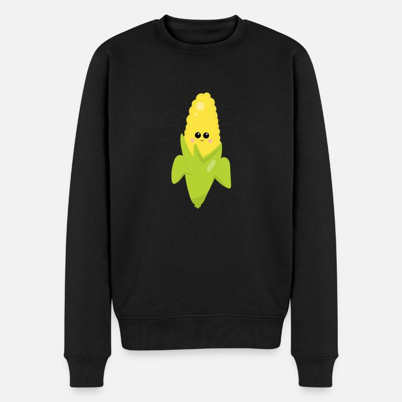 Mais - Männer Premium Bio Pullover - Schwarz