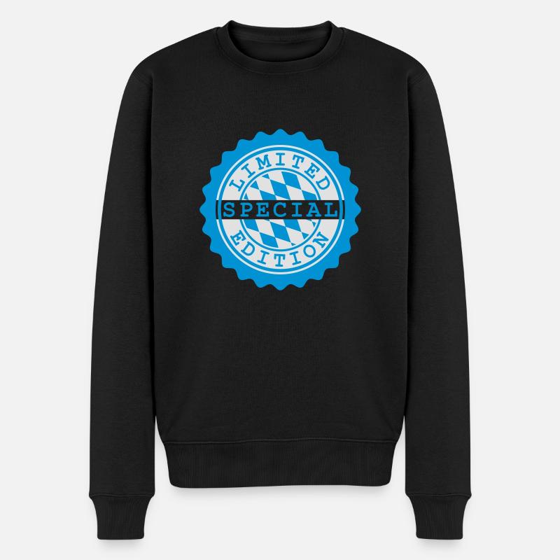 Bayern Special Edition - Männer Premium Bio Pullover - Schwarz