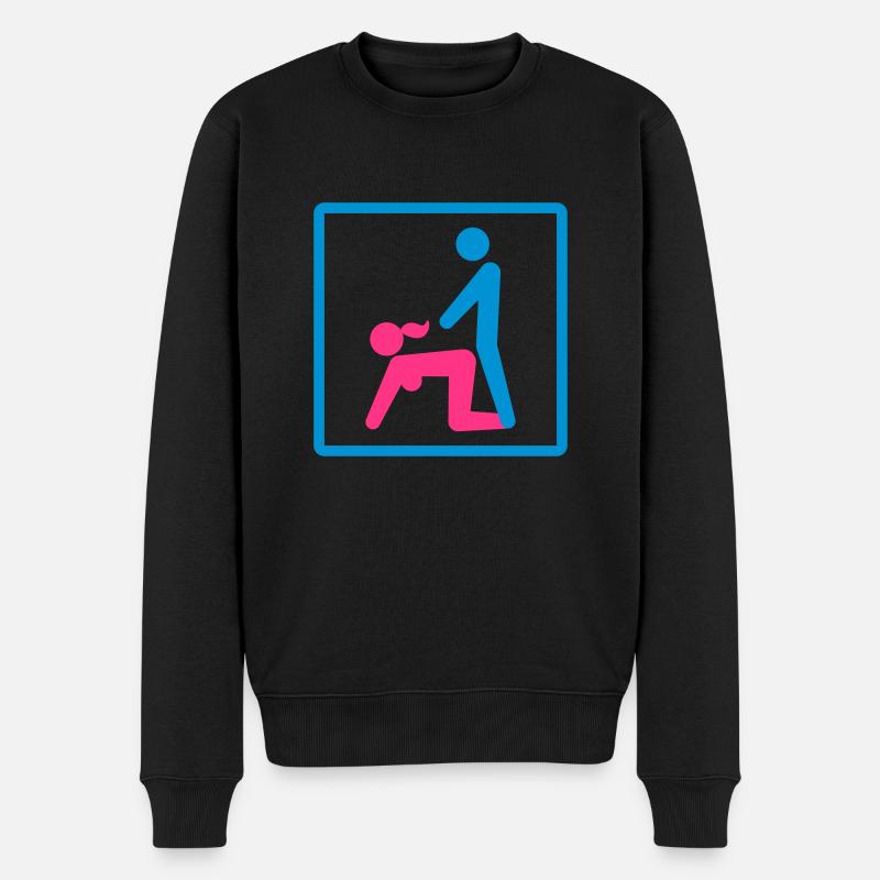 Kamasutra - Doggy Style - Männer Premium Bio Pullover - Schwarz