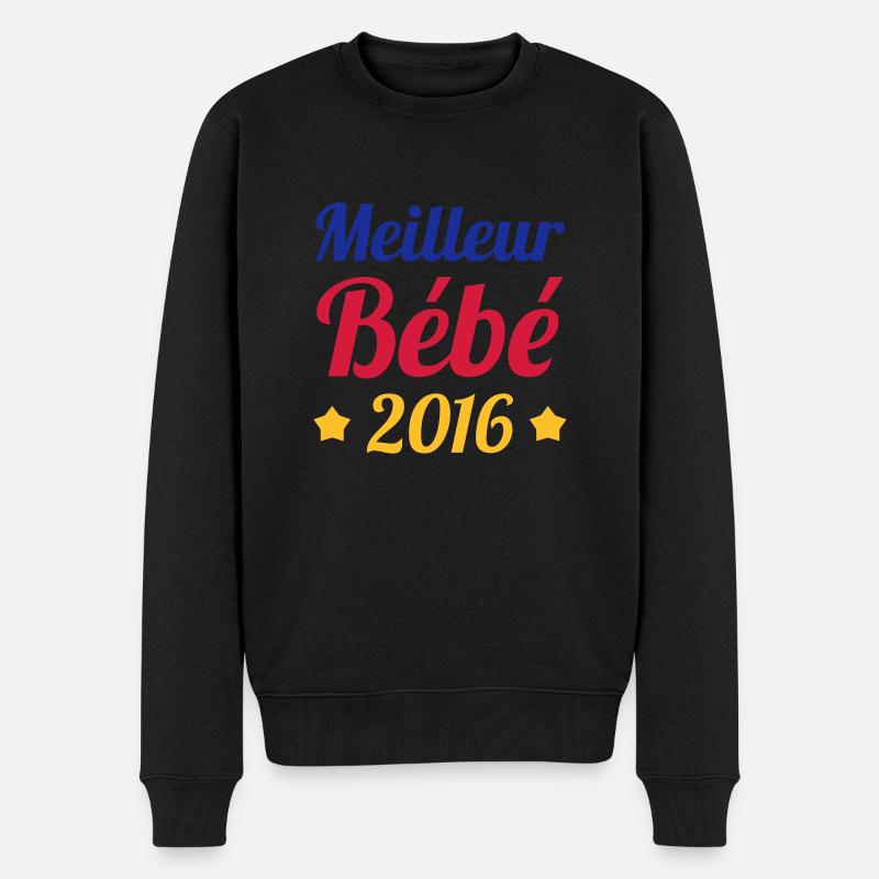 Meilleur Bébé 2016 | Naissance - Pull Premium bio Homme - noir