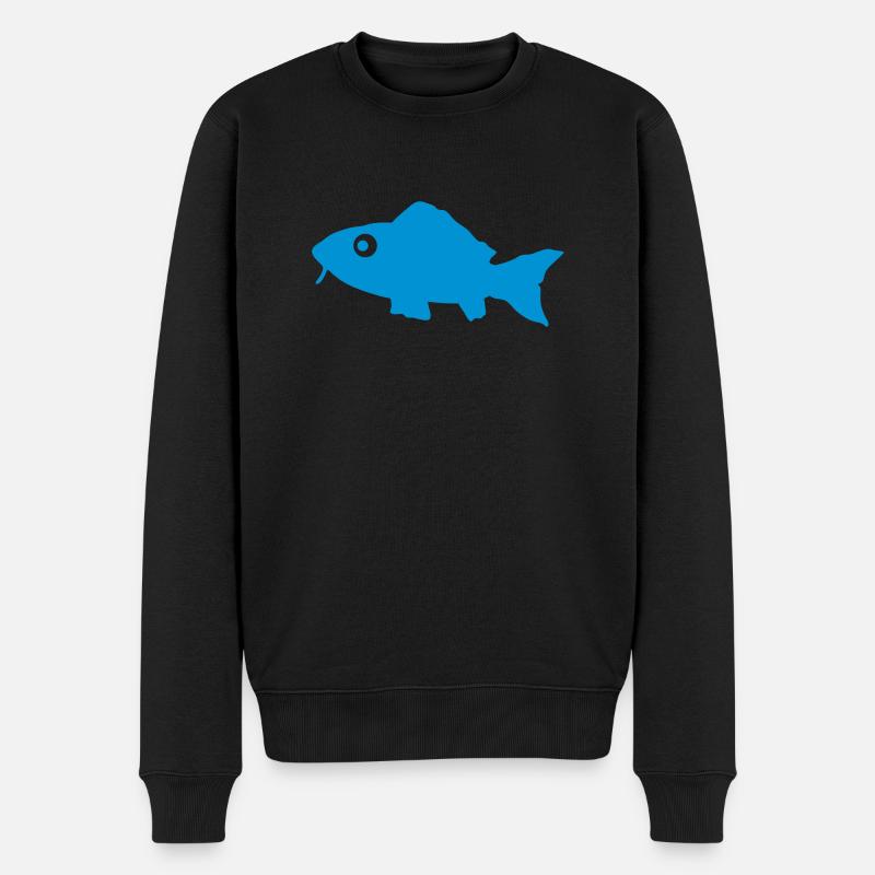 fish - Pull Premium bio Homme - noir