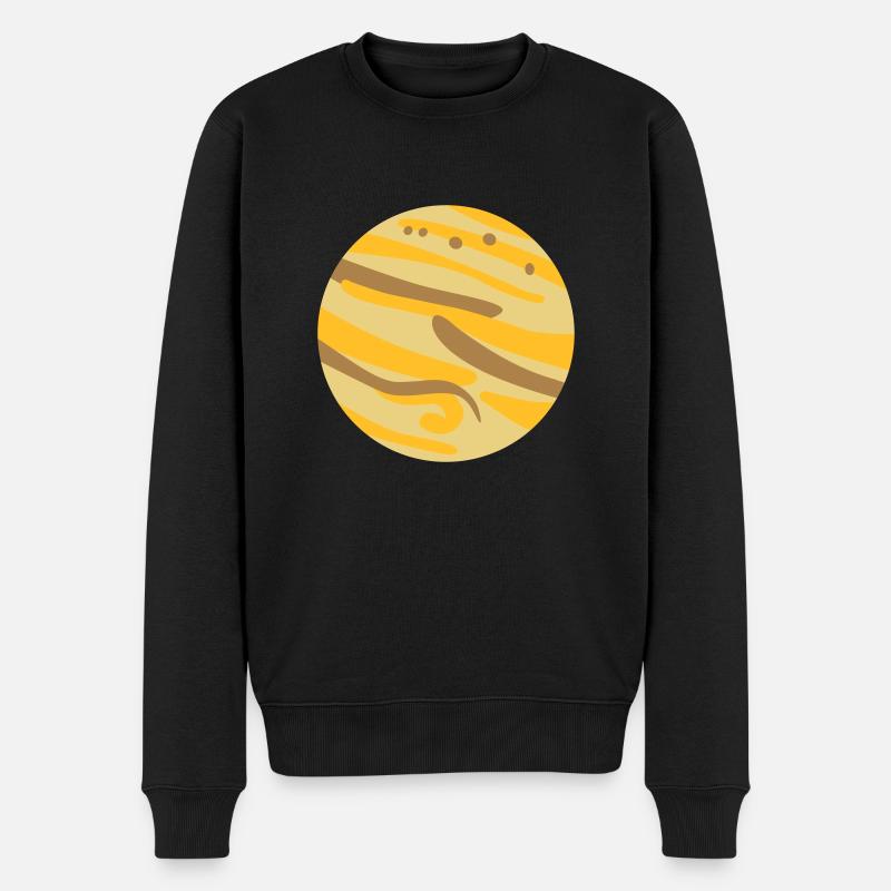 Jupiter - Männer Premium Bio Pullover - Schwarz