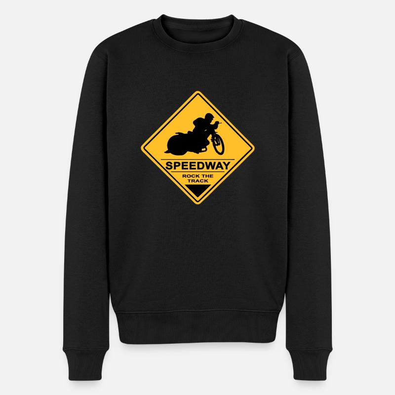Speedway - Männer Premium Bio Pullover - Schwarz